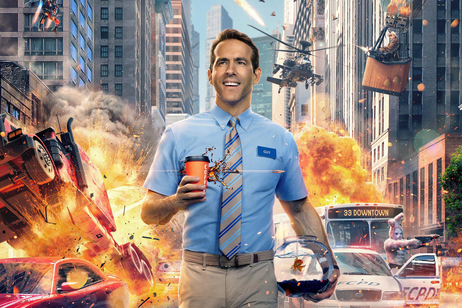 “Thánh lầy” Deadpool Ryan Reynolds tái xuất với Free Guy