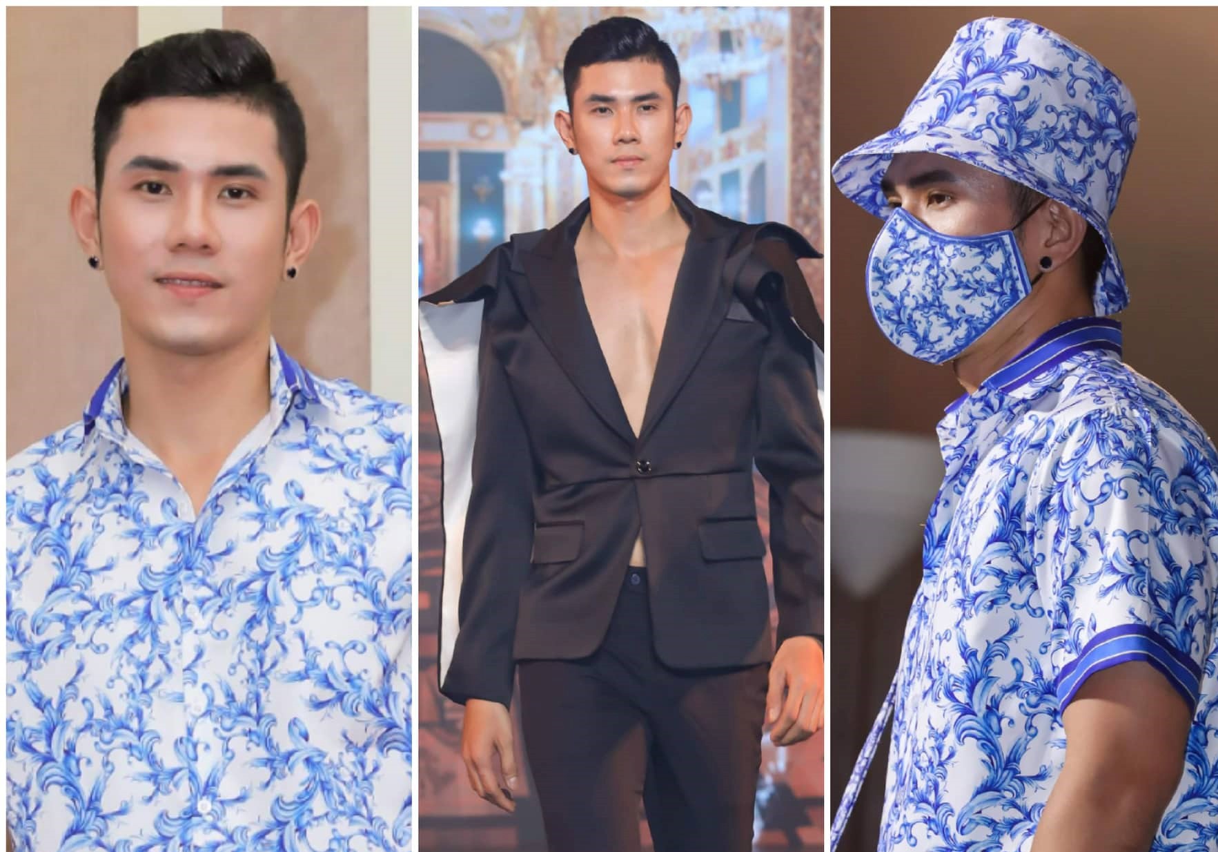 Nam vương Giả Thanh Vũ thần thái cuốn hút trên sàn catwalk