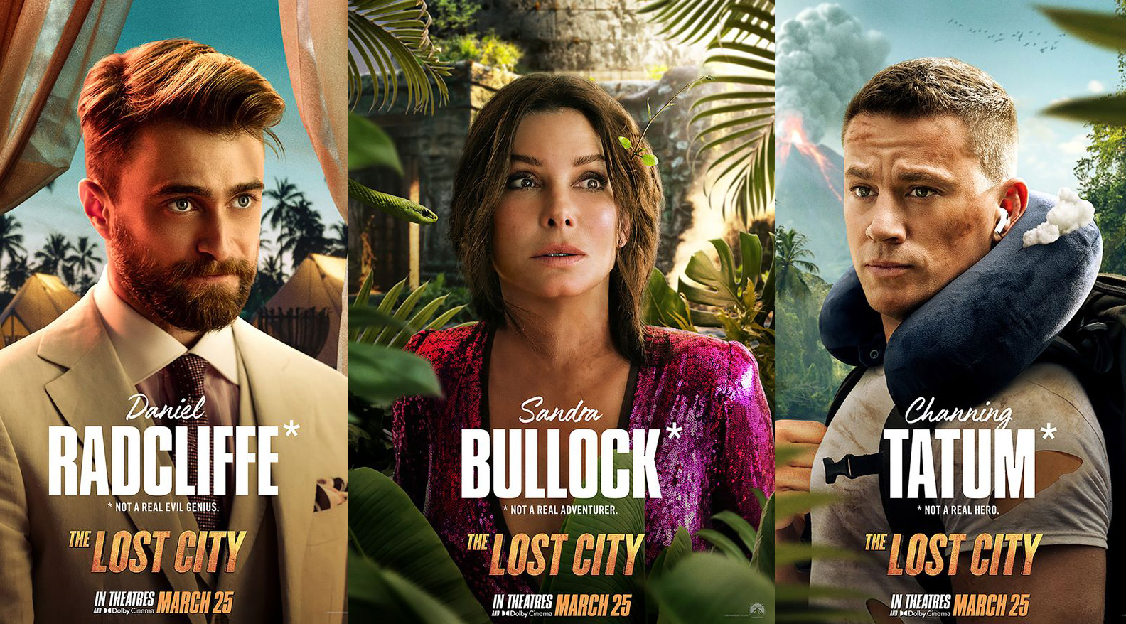 Sandra Bullock mời Channing Tatum và Daniel Radcliffe tham gia phim THE LOST CITY 