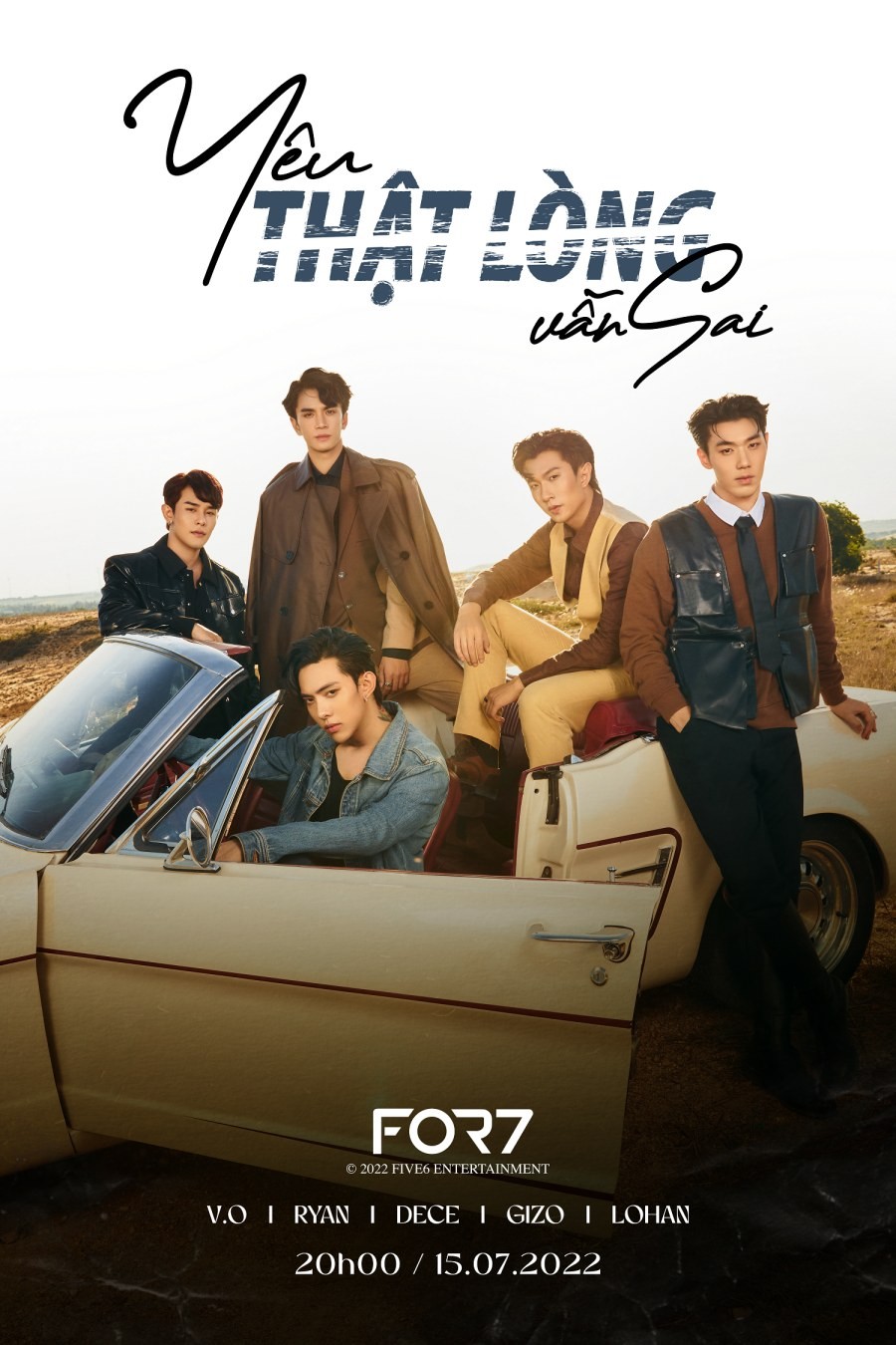 FOR7 gây tò mò với MV debut Yêu thật lòng vẫn sai