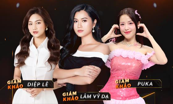 Lần đầu tiên Lâm Vỹ Dạ, Puka và Diệp Lê cùng ngồi "ghế nóng" Livestream Host