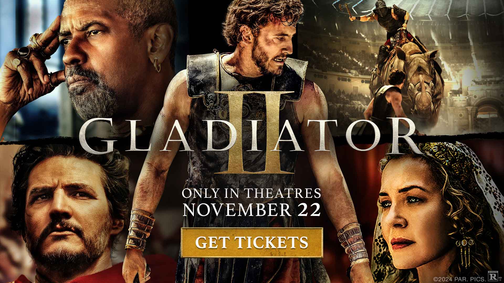  Đấu trường La Mã trở lại với người anh hùng mới trong Gladiator II 