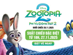 Zootopia 2 chinh phục giới phê bình lẫn người xem