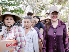Hoàng Thanh Nga giản dị thiện nguyện