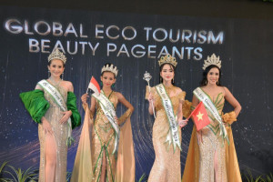   Hoa hậu Hoàng Hải Yến lộng lẫy đăng quang Miss Eco Tourism Global 2024  