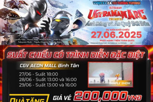 Ultraman đổ bộ rạp Việt, fan háo hức chờ