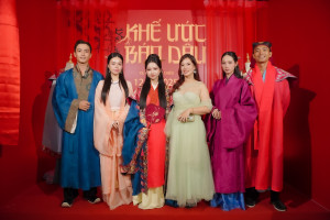 “Khế Ước Bán Dâu” tái hiện lễ rước dâu cổ trang hoành tráng
