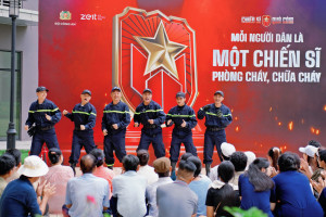  Lê Dương Bảo Lâm “múa lửa” tạm biệt Chiến Sĩ Quả Cảm