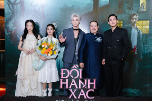 Dàn sao Việt rạng rỡ trên thảm đỏ Đồi Hành Xác