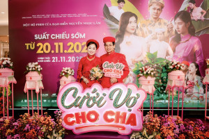 Hoa hậu Hoàng Thanh Nga tỏa sắc cùng chồng