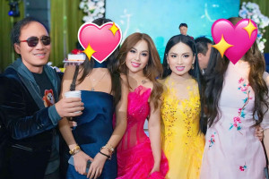 Hà Phương đọ dáng Minh Tuyết dự tiệc nhà chồng tỉ phú 