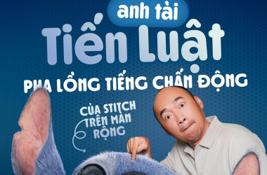 Tiến Luật lồng tiếng cho "quái vật" Stitch