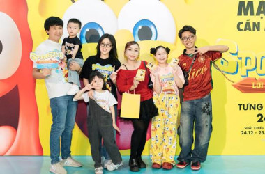 Sao Việt hội ngộ họp báo Spongebob